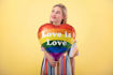 Picture of FOIL BALLOON LOVE IS LOVE 35CM